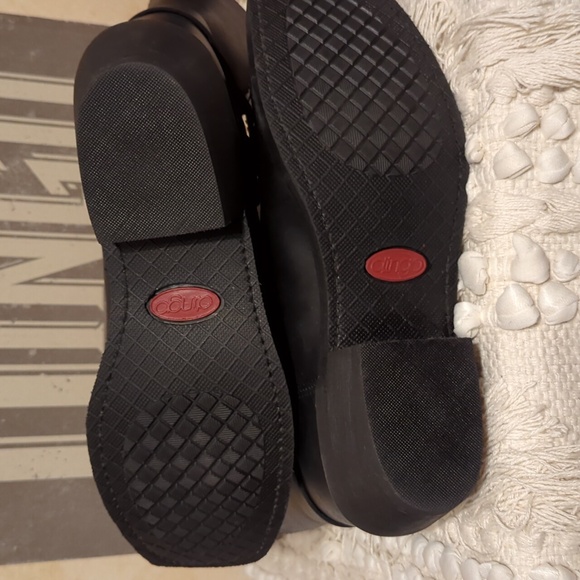 Dingo Black Leather Ankle Boots NWT 10.5 - Picture 7 of 8